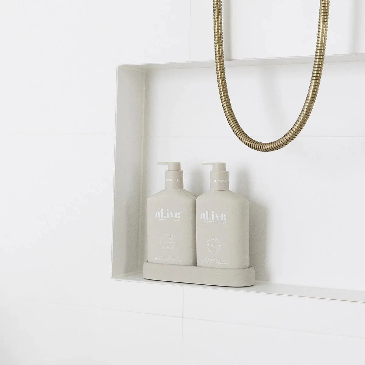 Al.ive Wash & Lotion Duo   Tray | Sea Cotton & Coconut