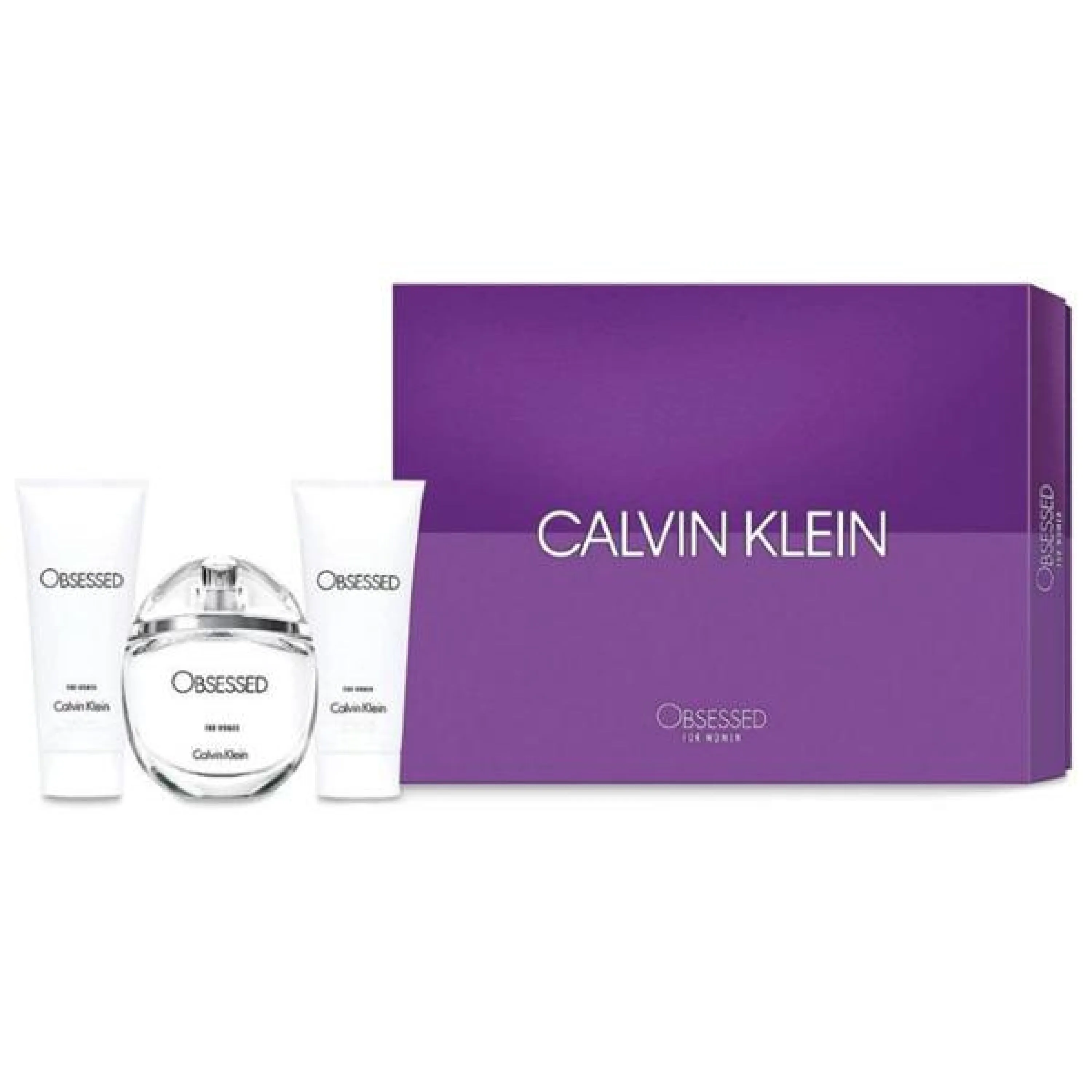 Calvin Klein CK Obsessed 3PCS Gift Set - 100ML EDP Spray   100ML Body Lotion   100ML Shower Gel (Women)