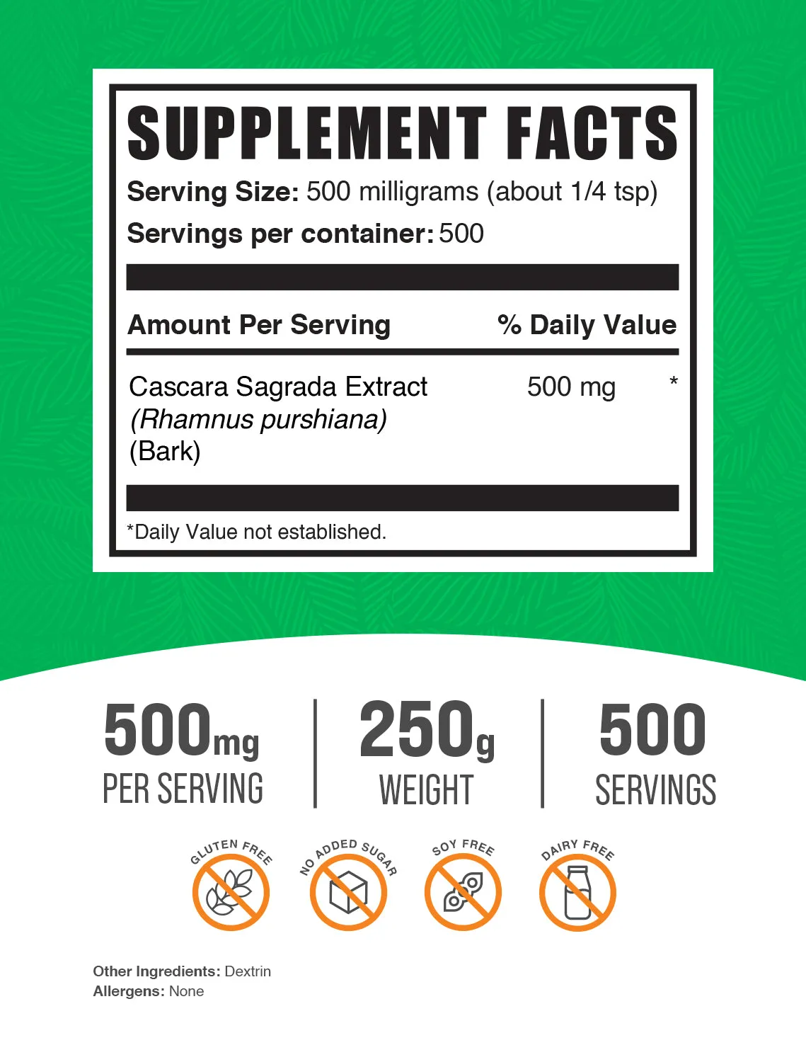 Cascara Sagrada Extract Powder
