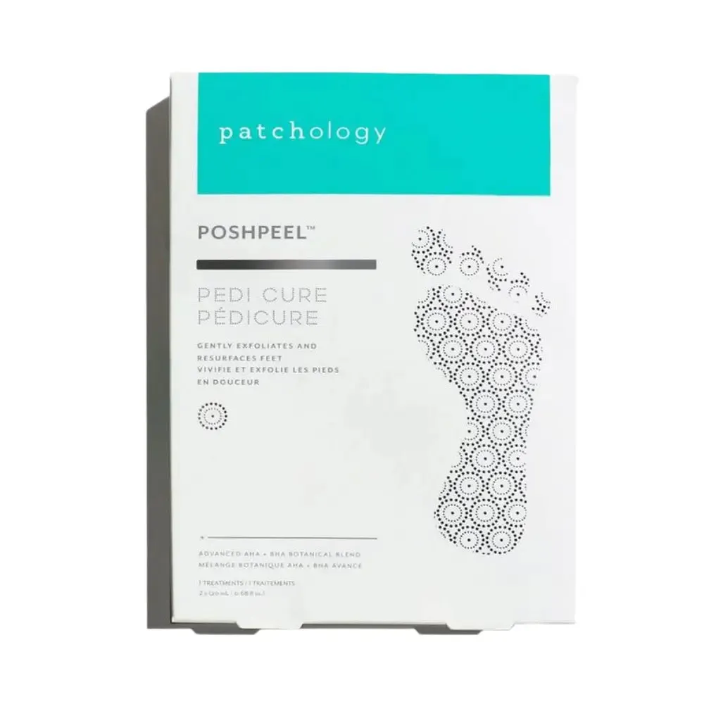 CLEARANCE - Patchology PoshPeel™ PediCure Exfoliating Foot Peel - 1 treatment/box