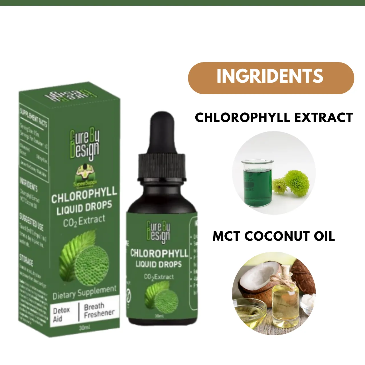 Cure By Design- Refresh Your Body & Cleanse Naturally – Chlorophyll