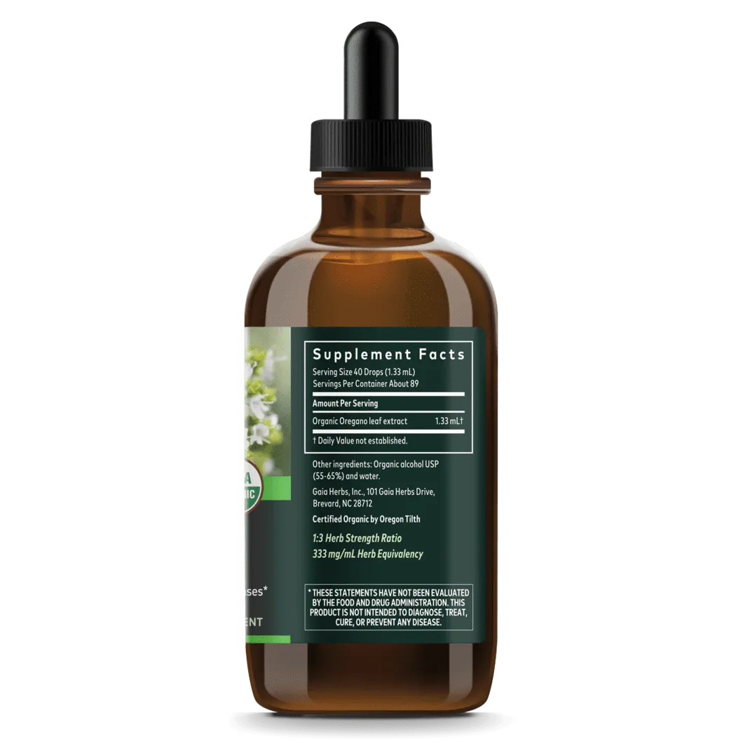 Gaia Organics Oregano Leaf Oil (1 fl oz)