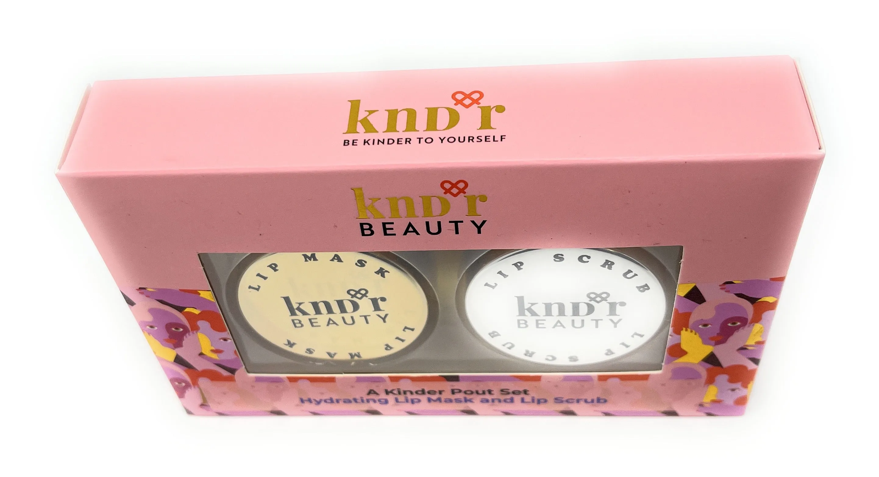 KNDR Beauty Lip Mask and Lip Scrub A Kinder Pout Set