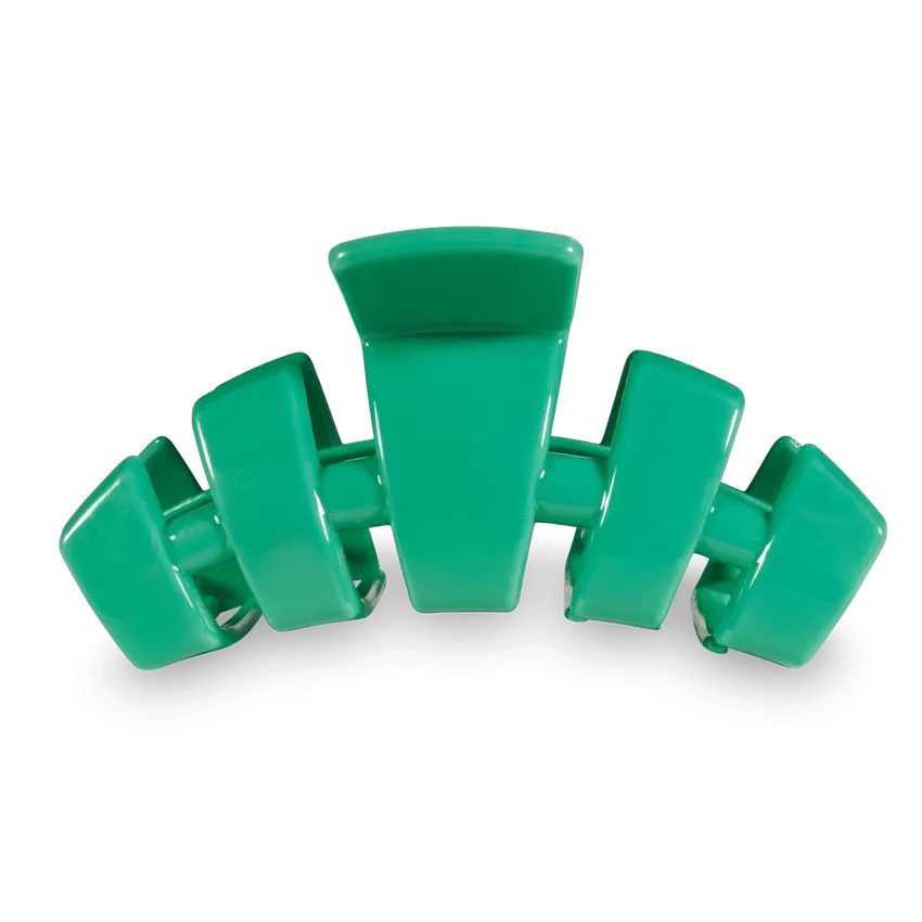 Large Green Teleties Clip