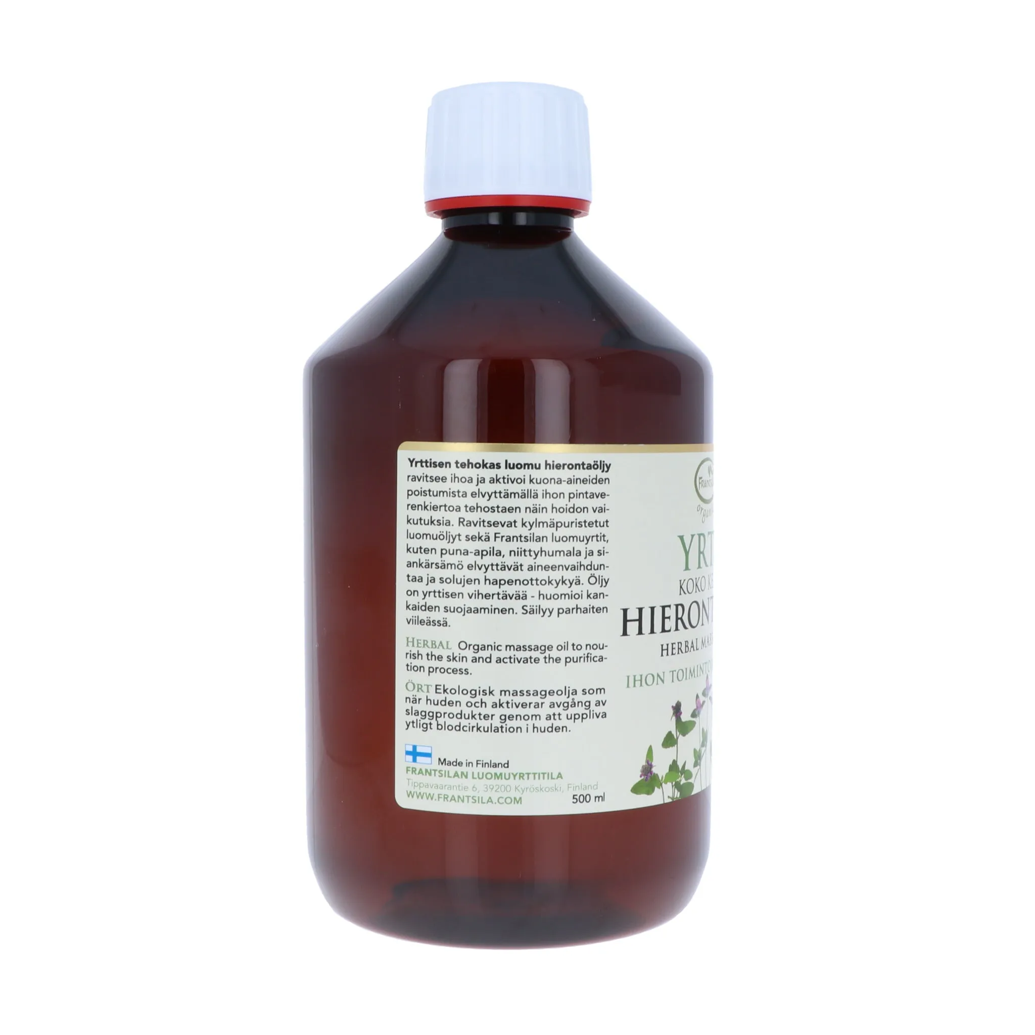 Massage Oil, Herbal, 500 ml