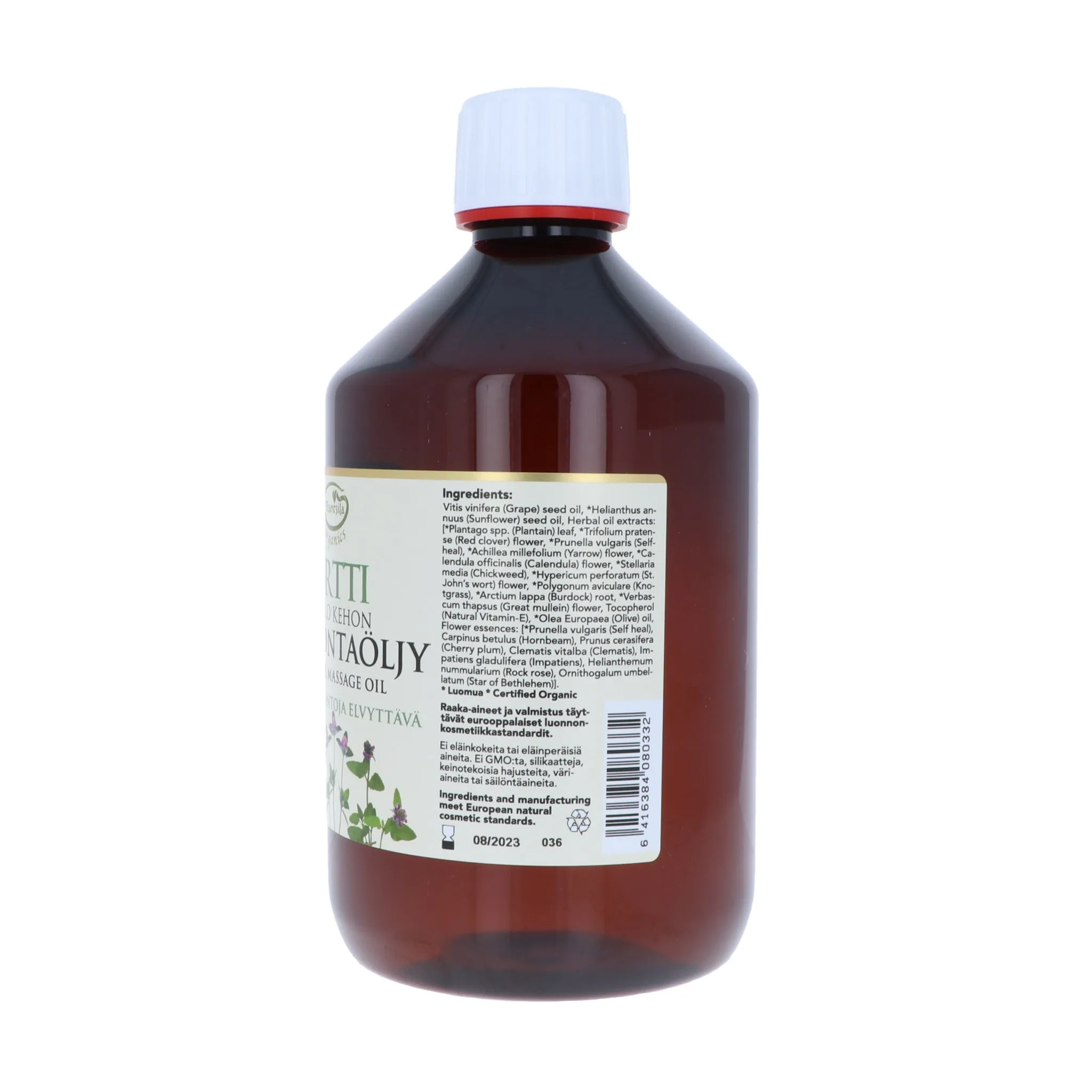 Massage Oil, Herbal, 500 ml
