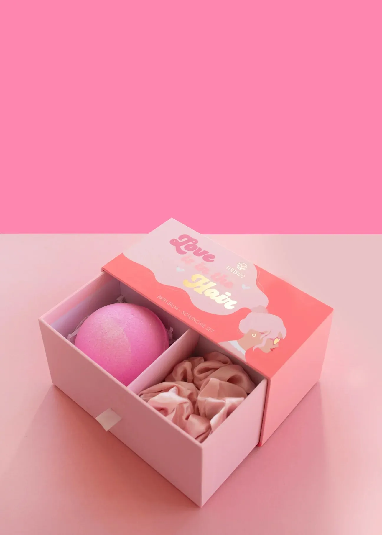 Musee Bath Bomb Scrunchie Set