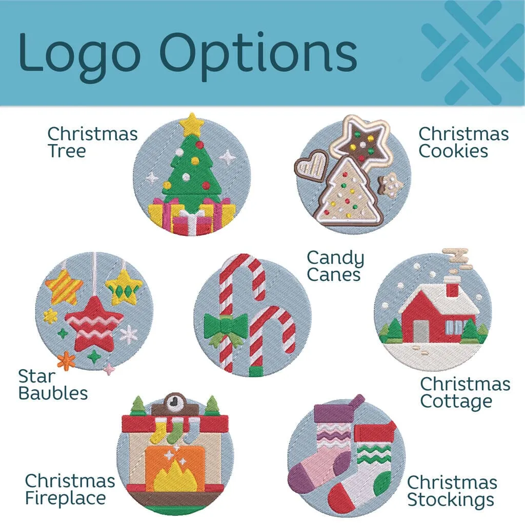 Personalised Christmas Tree Christmas Snuggle Blanket