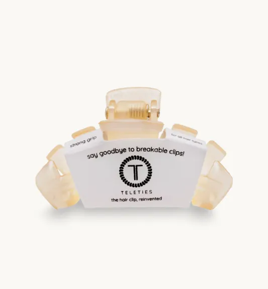 Tiny Almond Teleties Clip