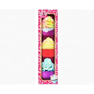 Winter in Venice Pamper Beautiful, Cupcake Bath Bombs, 3 Piece Set, 3 x 150g